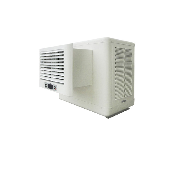 tipo de enfriamiento rápido del soporte de la pared del cuerpo metálico del refrigerador de aire del flujo de aire 4000CMH uso en el hogar